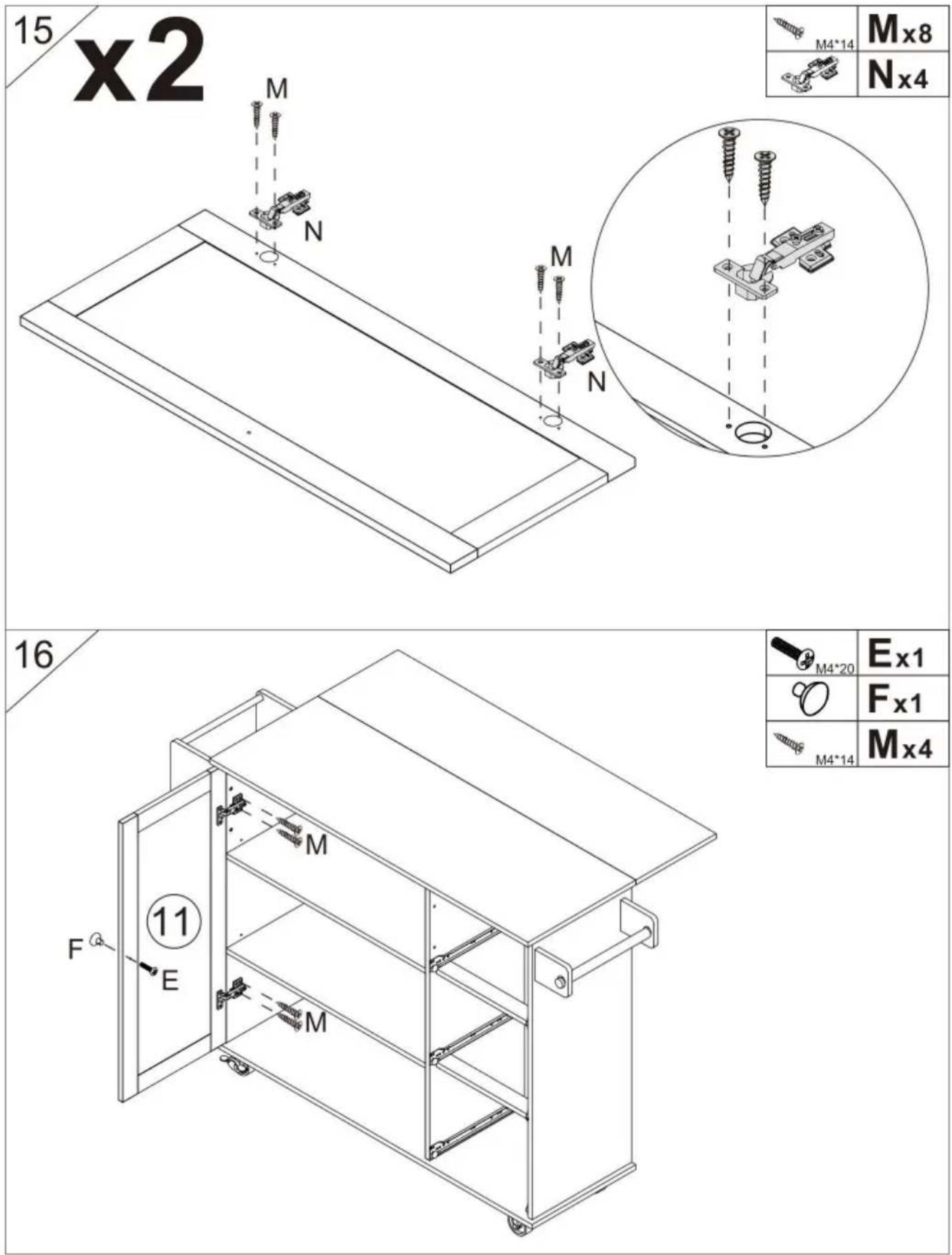 Vevor SR221265 - Cam Lock Fastening System - 15