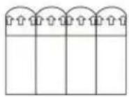 Vevor SS120 - WANDMONTIERTE PROJEKTIONSLEINWAND - 2