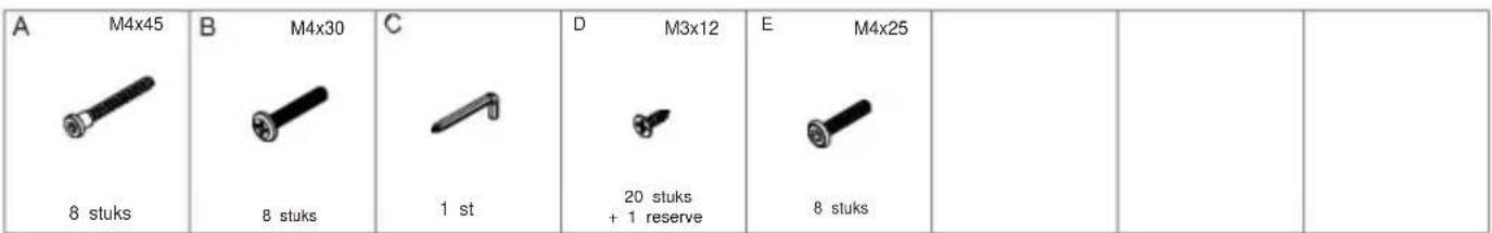Vevor SR243012 - ONDERDEELLIJSTEN - 3