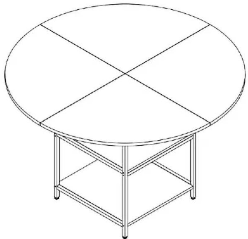 Vevor SR243012 - DINING-TABLE - 1
