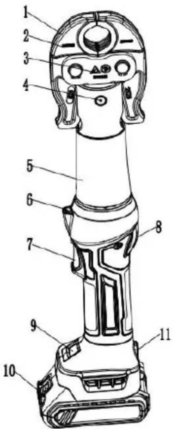 Vevor SL-1930 - Description of components: - 1