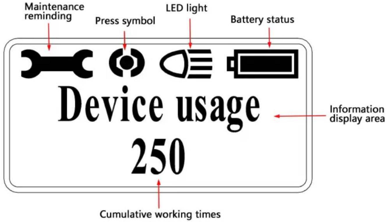 Vevor SL-1930 - OLED display interface description: - 1