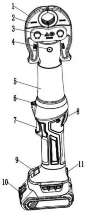 Vevor SL-1930 - Description des composants : - 1