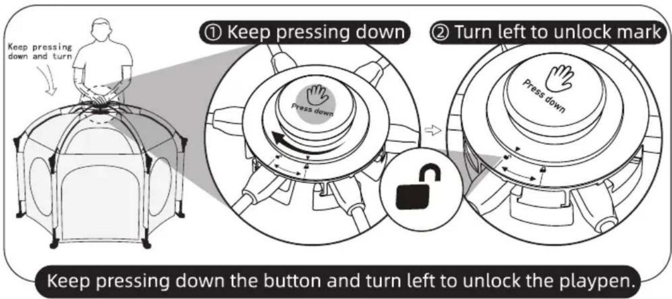 Vevor UF002 - 2、USAGEGUIDE-EasyToFold - 1