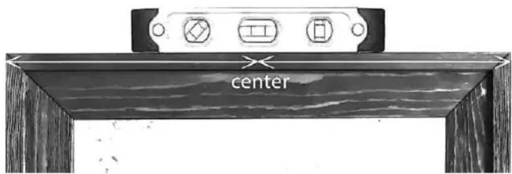 Vevor SP-C6 - 6.Position your level in the center of your object. - 1