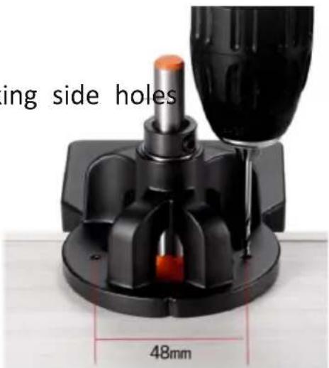 Vevor SXRJL-2302 - Side hole drilling method: - 1