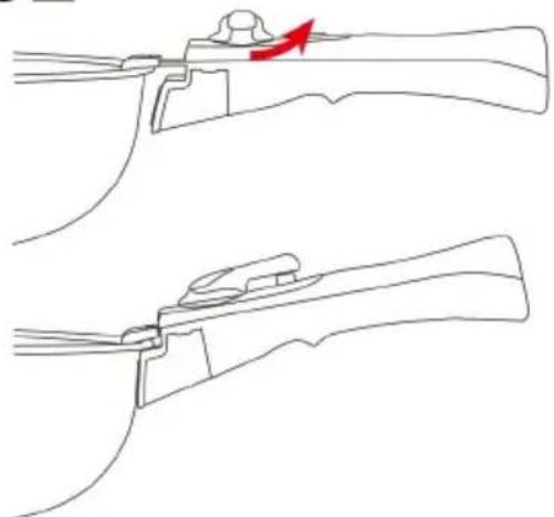 Vevor SS-LY-02 - How to lock handle - 1