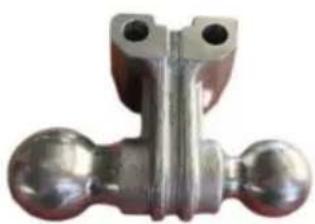 Vevor TK-2.5"-DROP6 - Support de canal x 1 - 1
