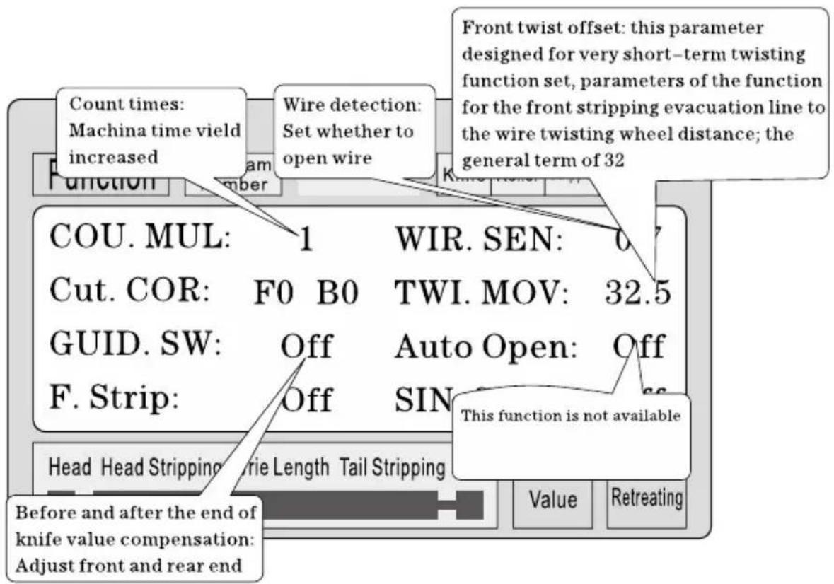 Vevor SWT508-JE - Function setting picture - 1