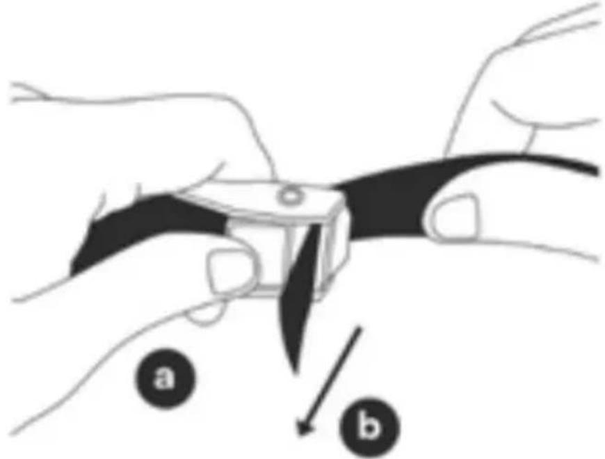 Vevor SM-BB03 - Passaggio 3: stringere le cinghie della fibbia del letto: - 1