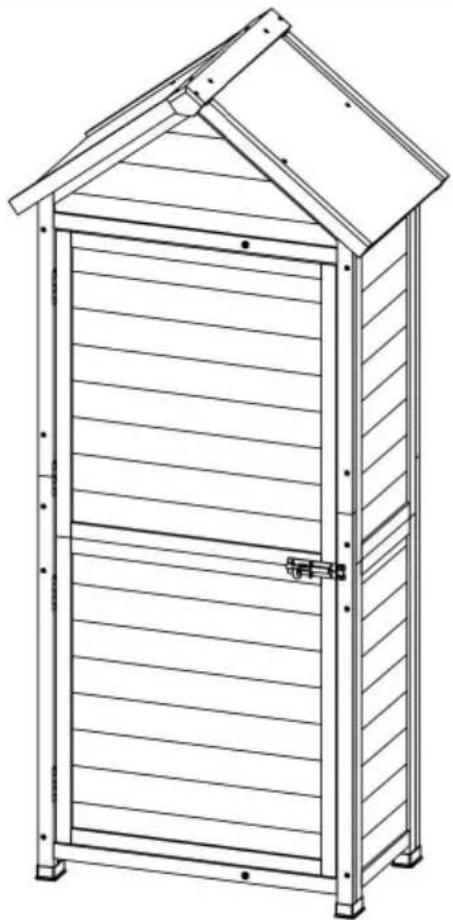 Vevor TY-OP2027 - ABRI DE STOCKAGE EXTÉRIEUR - 1