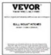 Vevor TK-STS-2 - PARTS LIST - 5