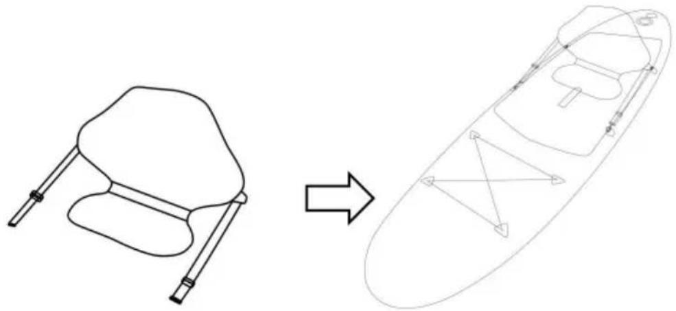 Vevor SUP-320 - Sitz einbauen - 1