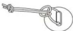 Vevor SUP-320 - Leine installieren - 3