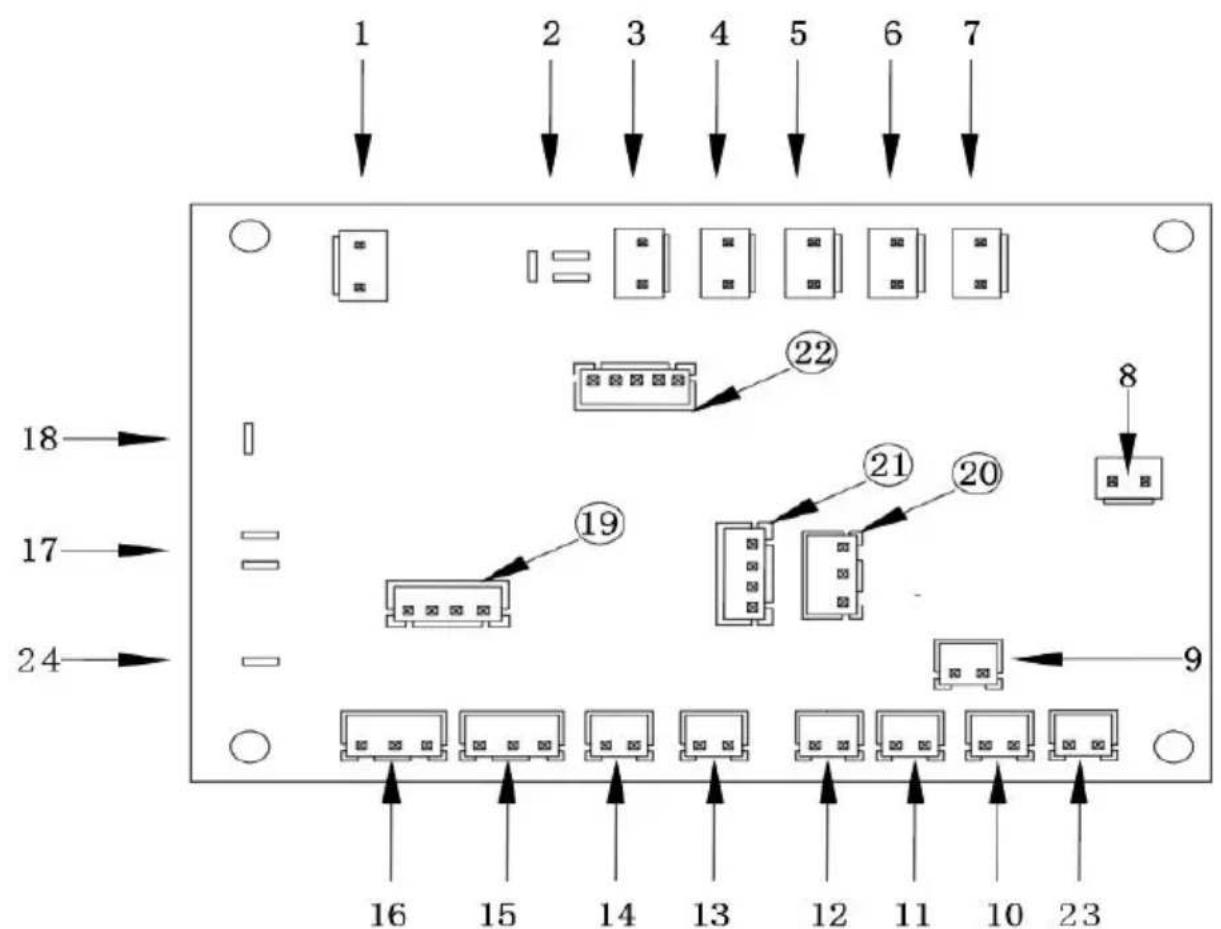 Vevor SSX110 - Small ice maker mother board wiring diagram. - 1