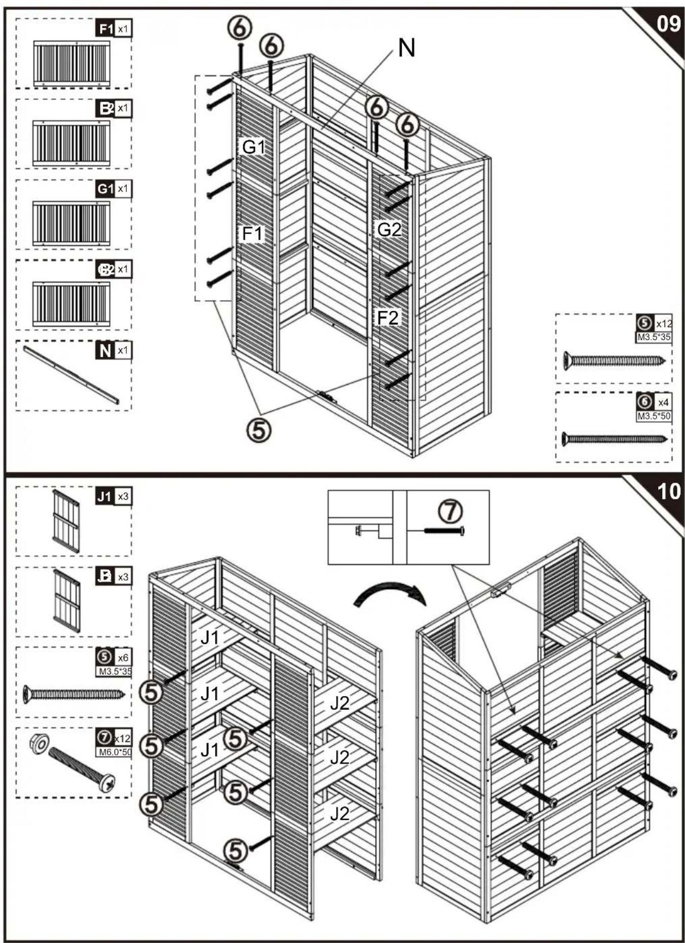 Vevor TY-OP2419 - ASSEMBLY GUIDE - 1