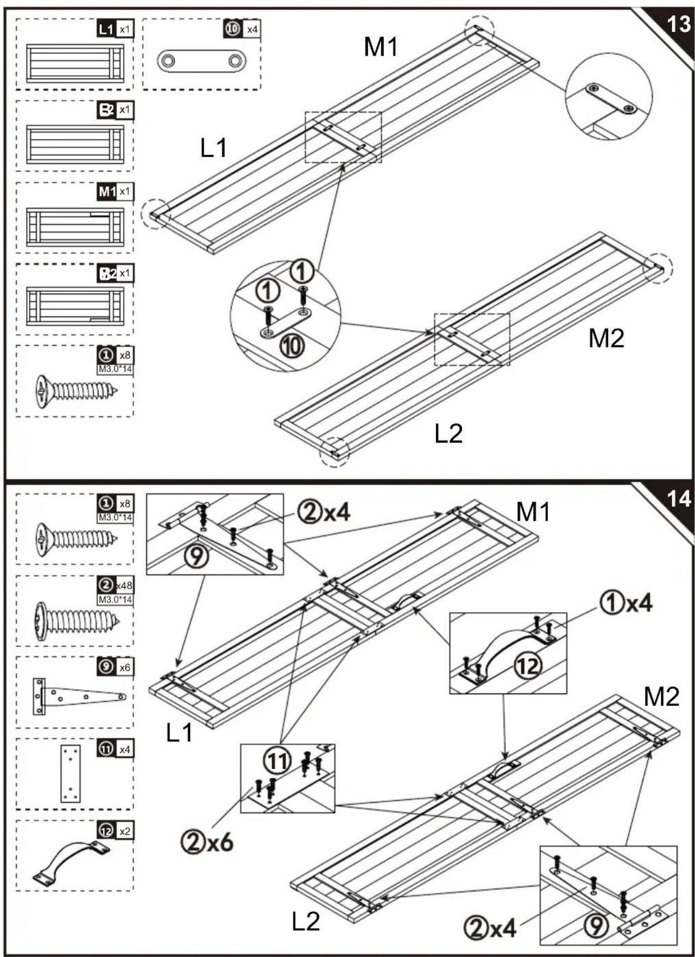 Vevor TY-OP2419 - ASSEMBLY GUIDE - 1