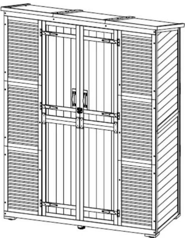 Vevor TY-OP2419 - OUTDOOR STORAGE SHED - 1