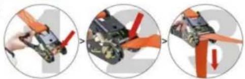 Vevor PR-010-50 - • HOW TO USE THE RATCHET LINE - 8