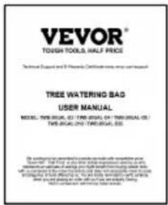 Vevor TWB-20GAL-D3 - PARTS LIST - 2