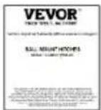 Vevor TK-TC-2 - PARTS LIST - 4