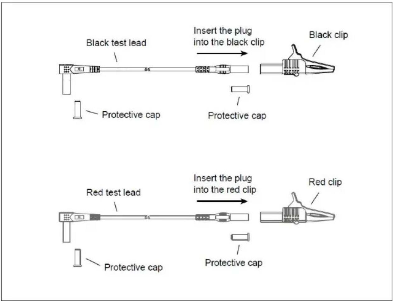 Vevor TS552 - APPENDIX: TEST LEAD ASSEMBLY - 1
