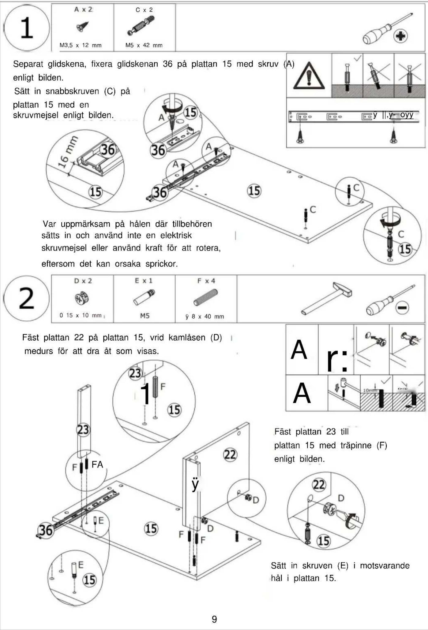 Vevor SS-601 - STEP 1: Extend the slide - 5