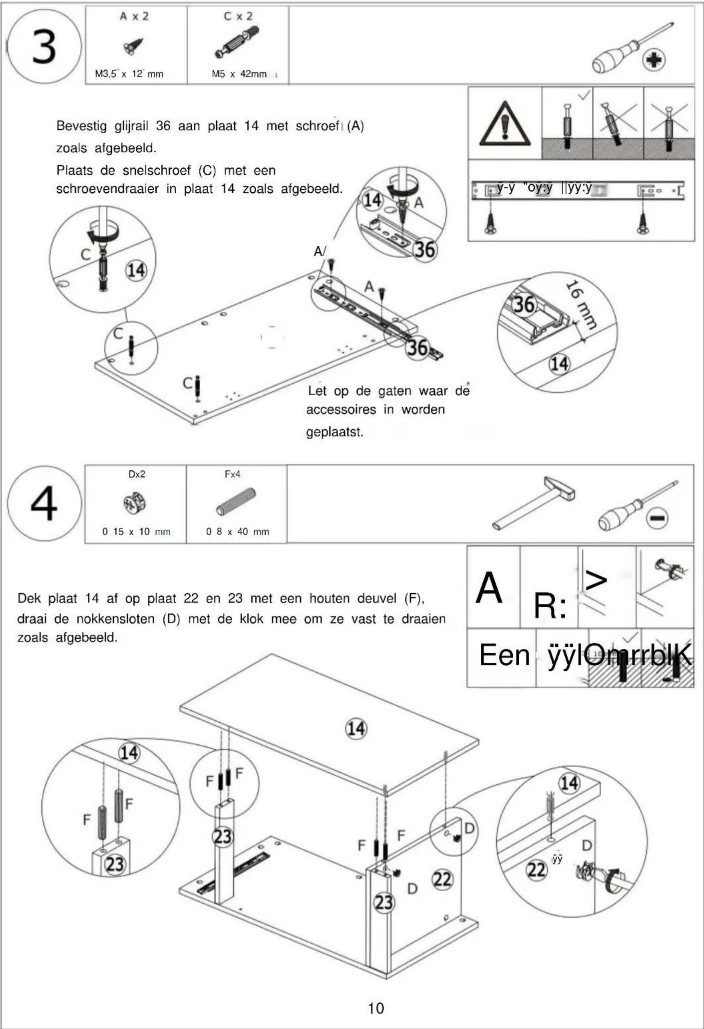 Vevor SS-601 - STEP 1: Extend the slide - 1