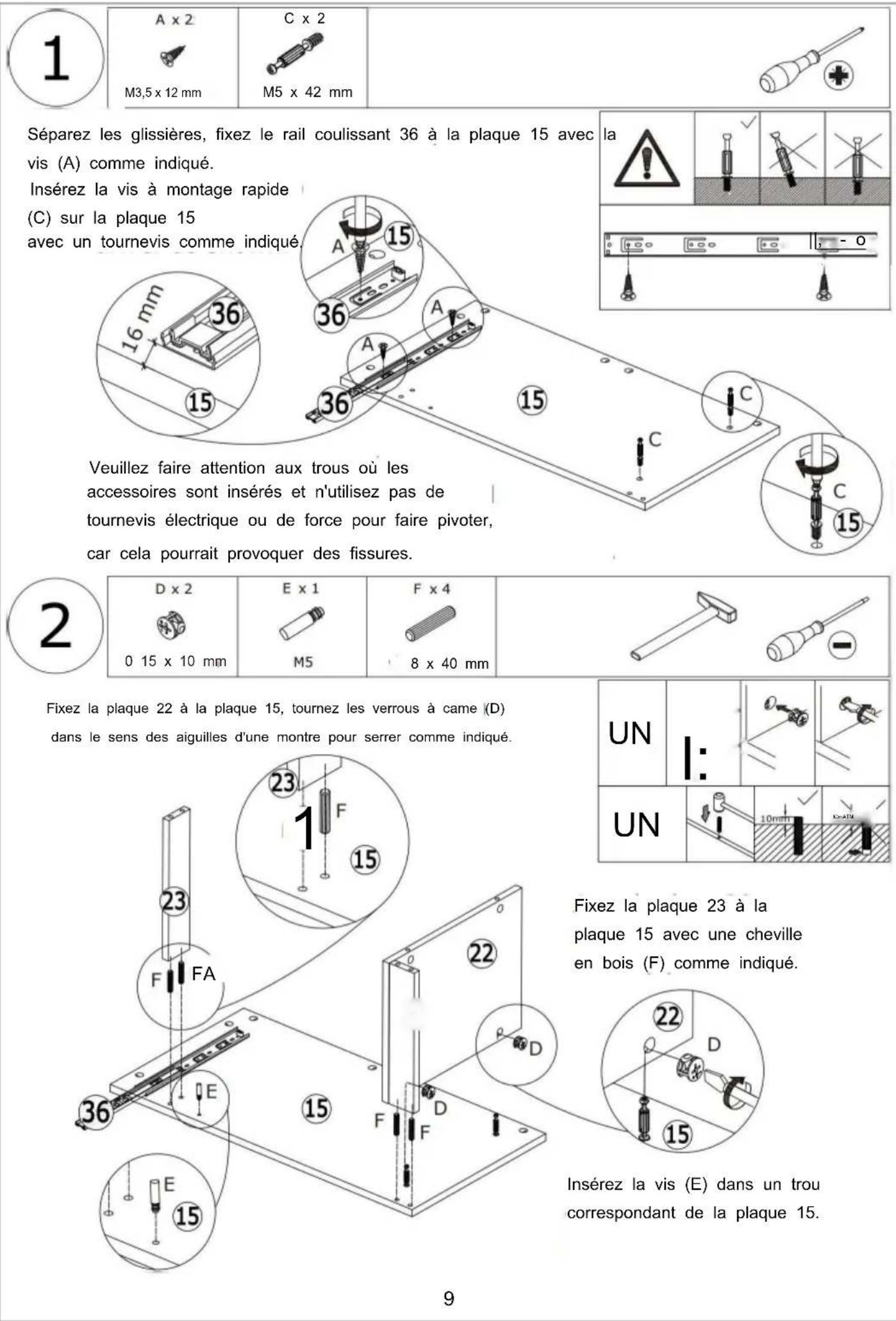 Vevor SS-601 - STEP 1: Extend the slide - 1