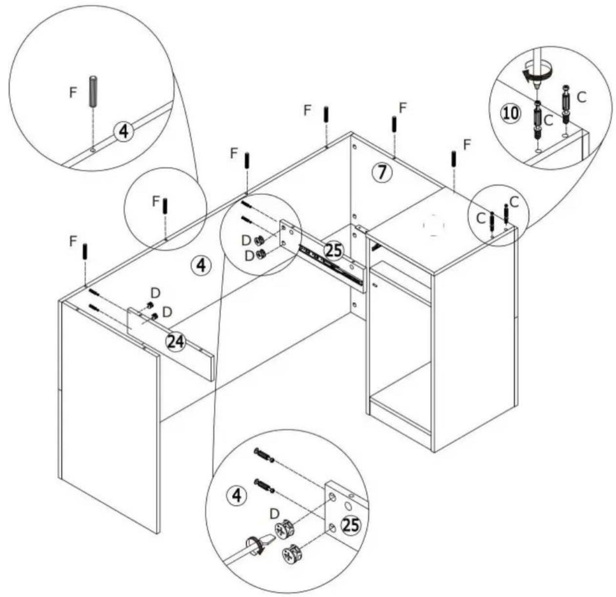 Vevor SS-601 - STEP 1: Extend the slide - 12