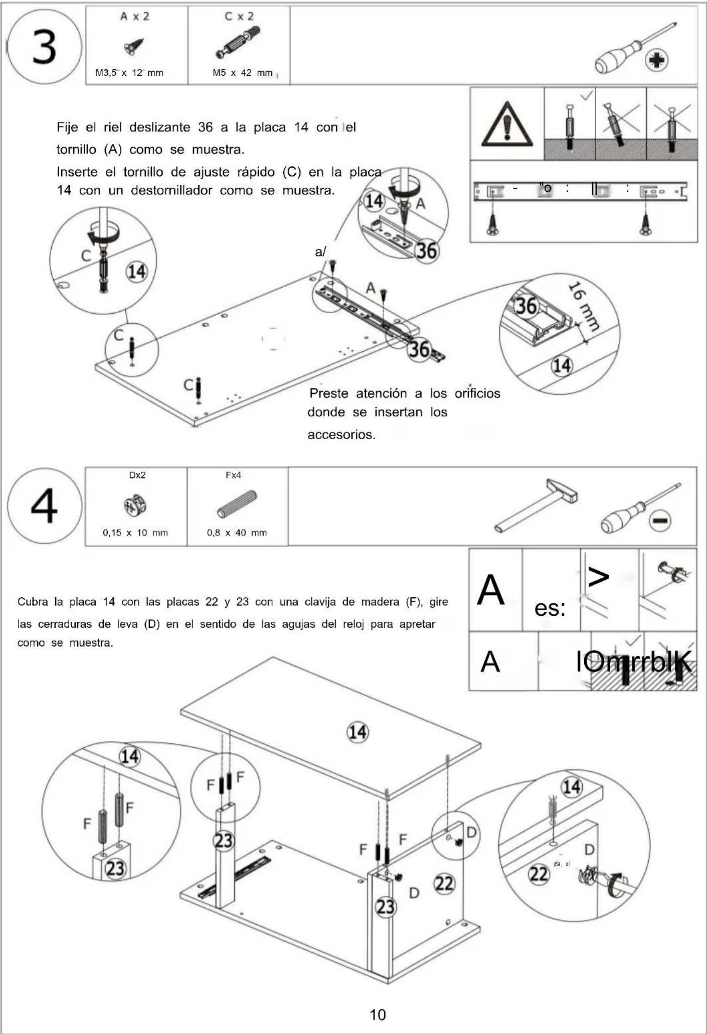 Vevor SS-601 - STEP 1: Extend the slide - 5