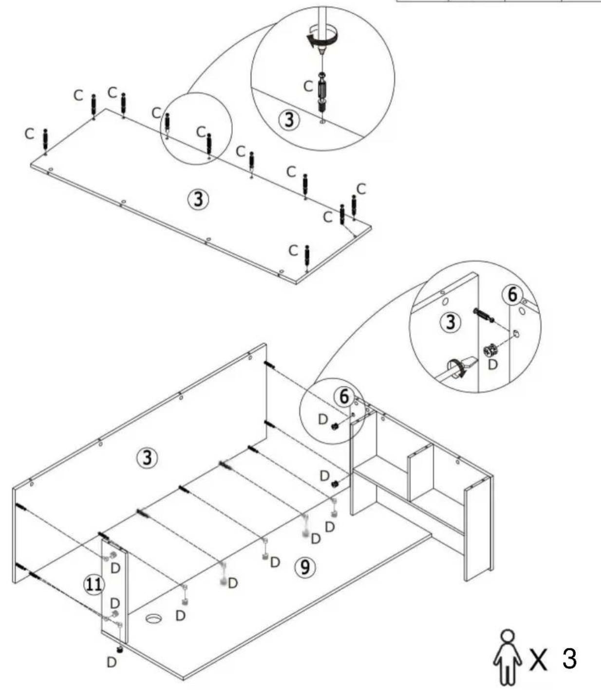 Vevor SS-601 - STEP 1: Extend the slide - 23