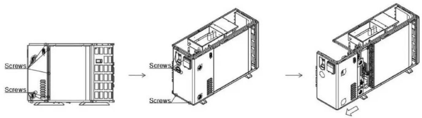 Vevor VBPYCE-110 - Schritt 6: Rechte Platte entfernen y - 1