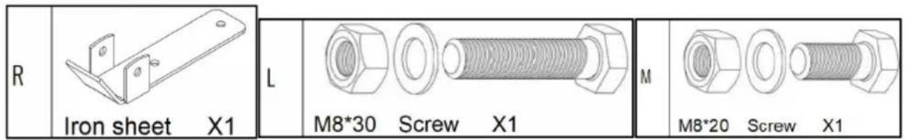 Vevor TC4502F - PARTS LIST - 41