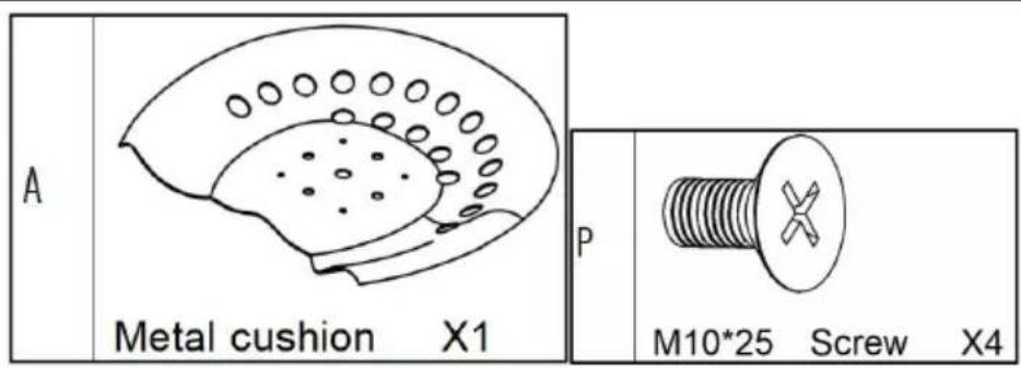 Vevor TC4502F - PARTS LIST - 33