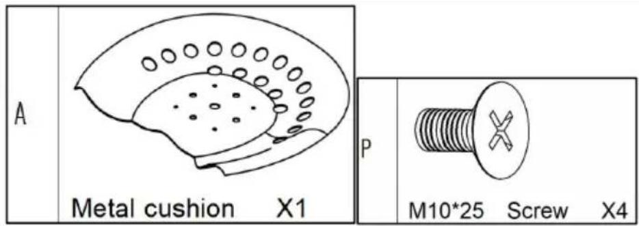 Vevor TC4502F - PARTS LIST - 33