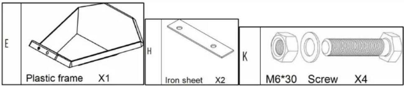 Vevor TC4502F - PARTS LIST - 31