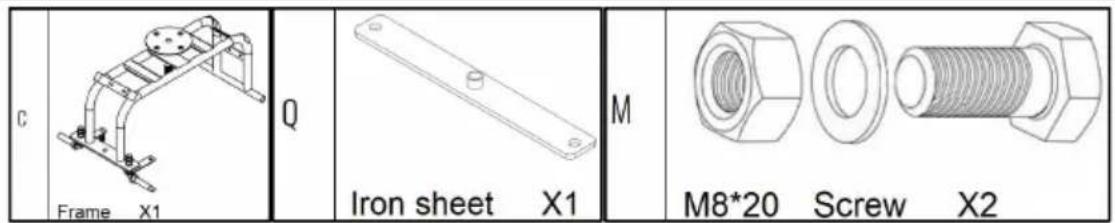 Vevor TC4502F - ASSEMBLY STEP - 1