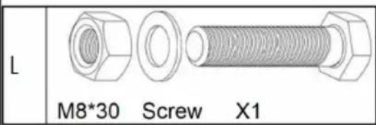 Vevor TC4502F - PARTS LIST - 40