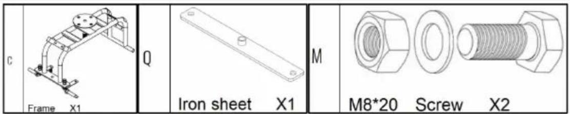 Vevor TC4502F - ASSEMBLY STEP - 1