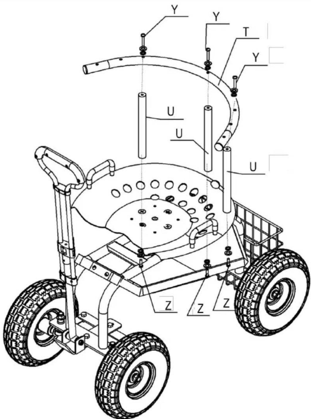 Vevor TC4502F - ASSEMBLY STEP - 3