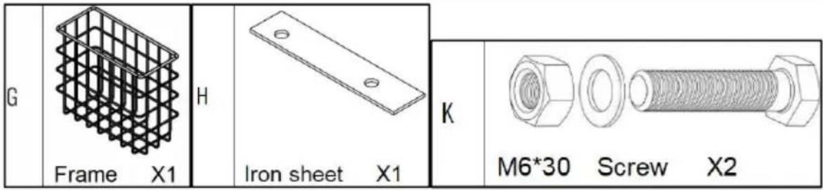 Vevor TC4502F - PARTS LIST - 35