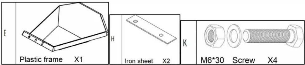 Vevor TC4502F - PARTS LIST - 31