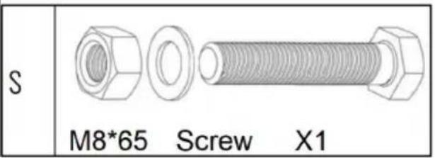Vevor TC4502F - PARTS LIST - 38