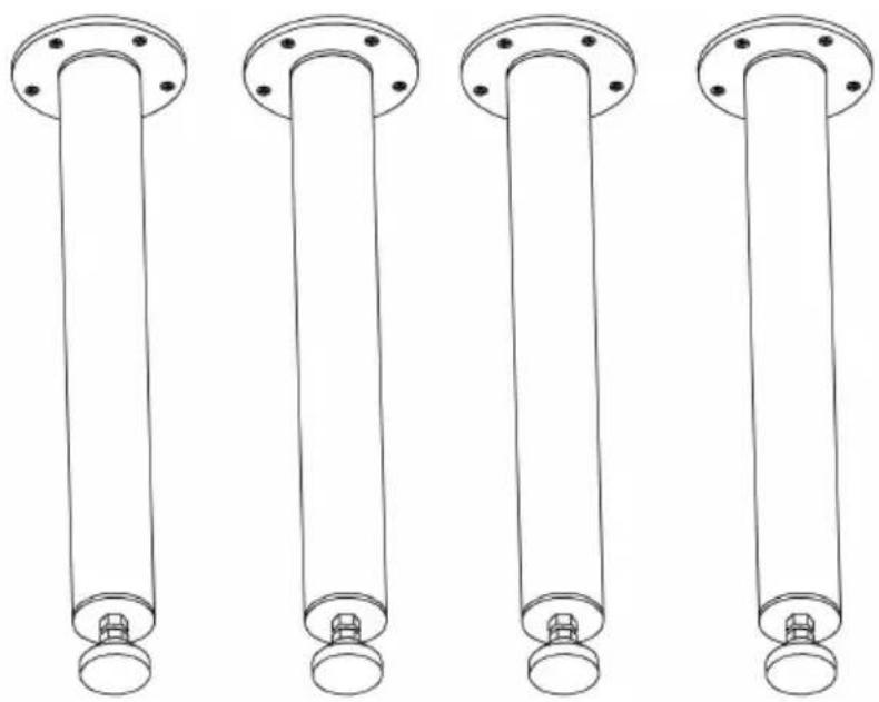 Vevor T10570 - TABLE LEGS - 1
