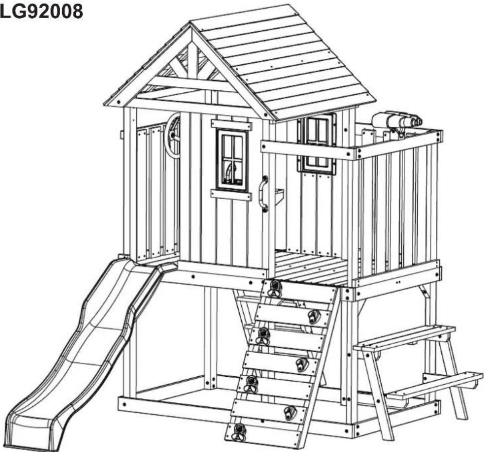 Vevor TLG92008 - CABIN PLAYHOUSE - 1