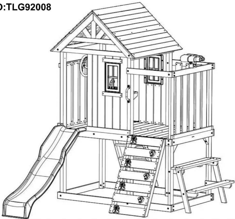 Vevor TLG92008 - CABIN PLAYHOUSE - 1