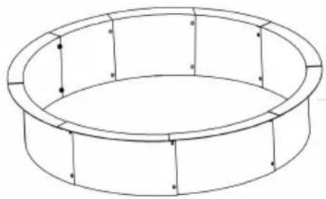 Vevor VOLD-36-10 - FIRE RING - 1