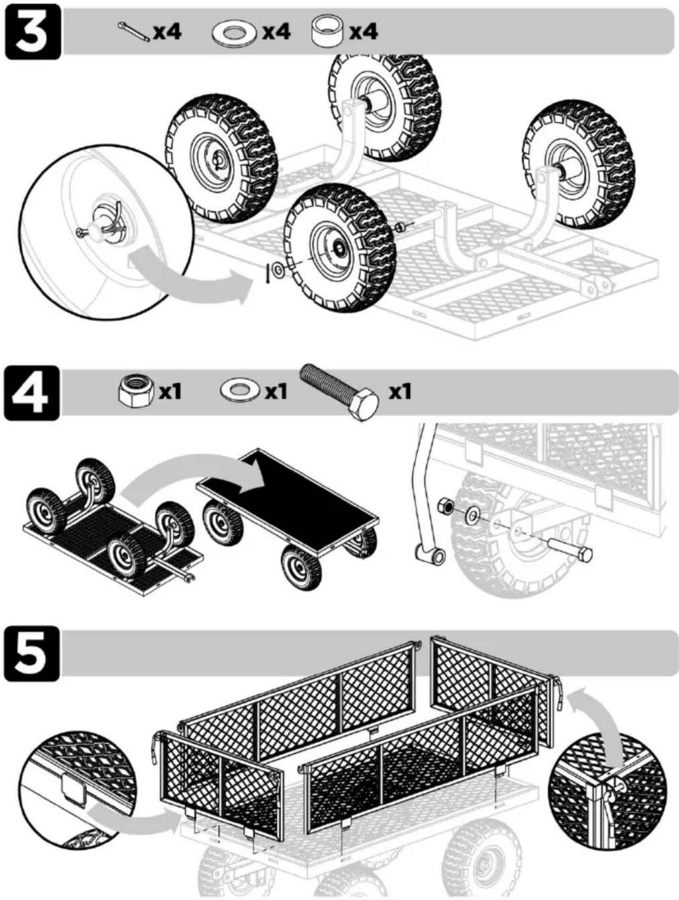 Vevor V500 - ASSEMBLY INSTRUCTIONS - 4
