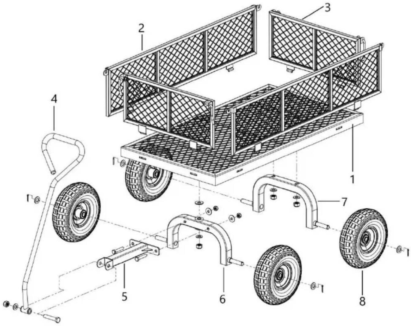 Vevor V500 - PARTS LIST - 10